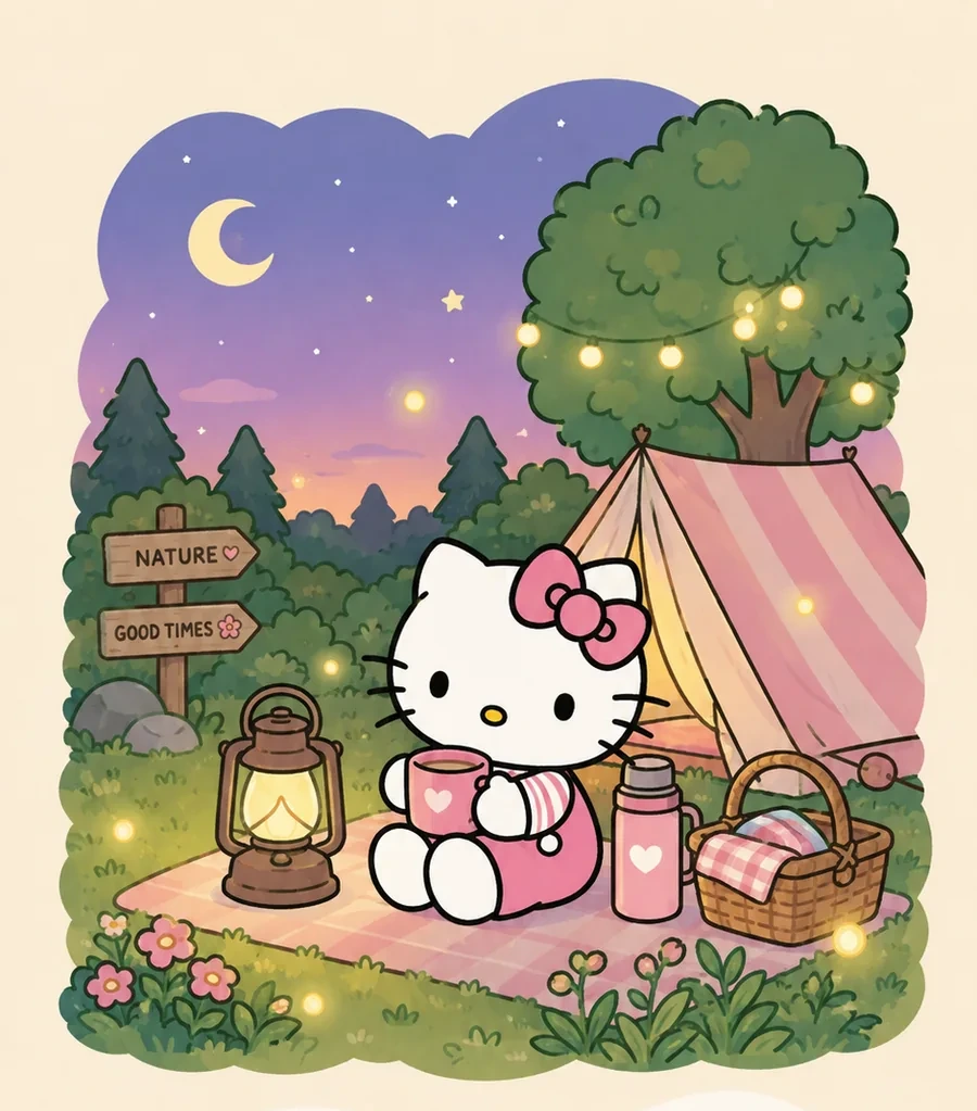 8月10日 Kitty 插画