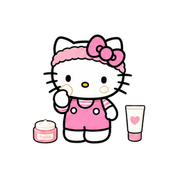 Kitty晚间护肤